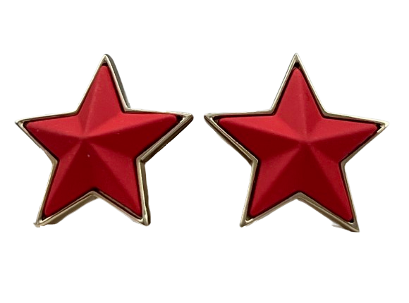 Givenchy Red Star Cuff Links