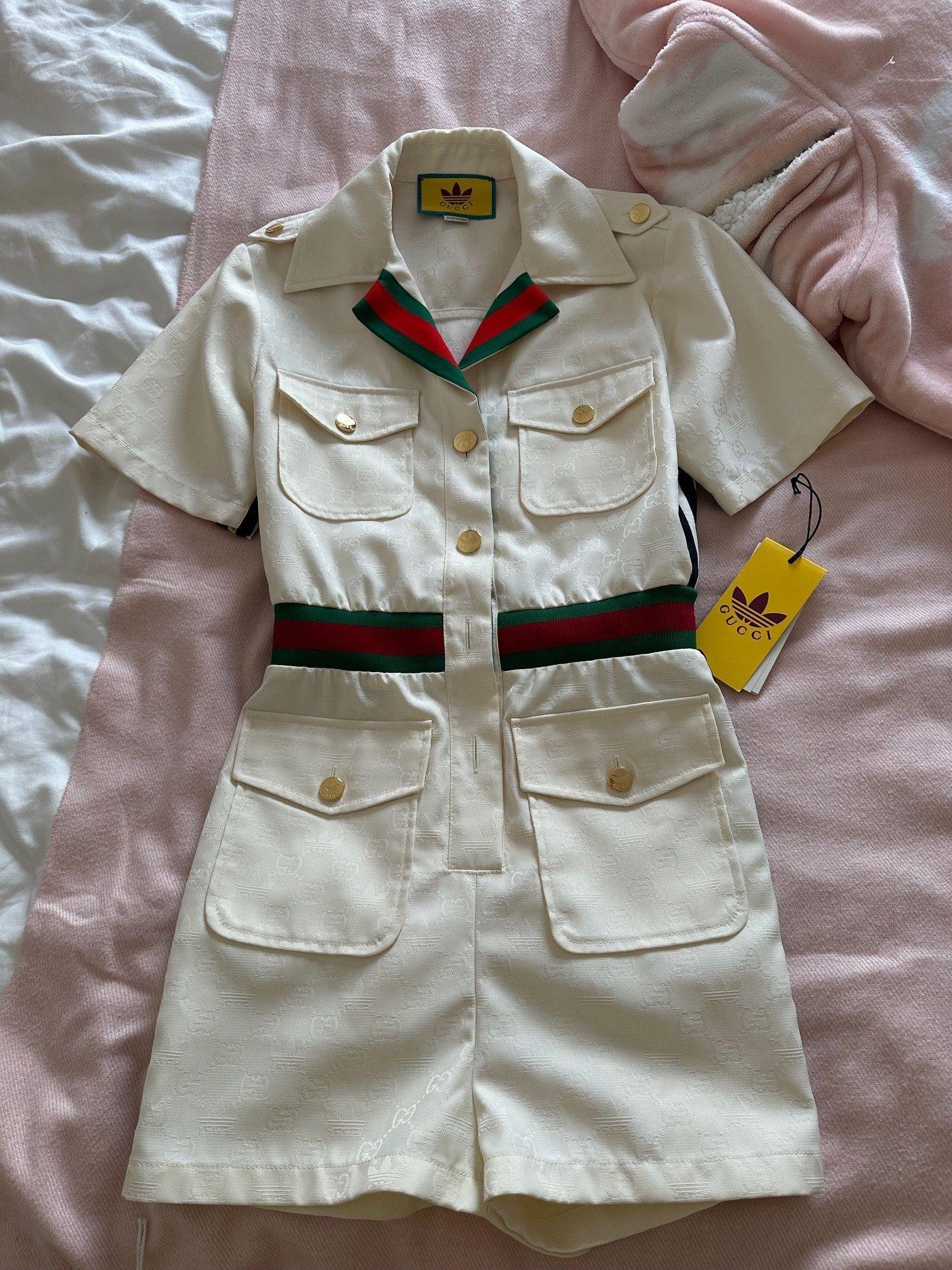 Gucci x Adidas Cream Romper