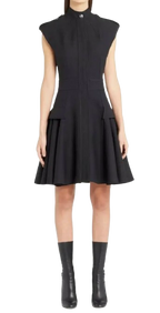 Alexander McQueen Sleeveless Black Dress