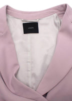 Joseph Pink  Belted Wool-Blend Blazer