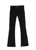 Black MIH Flared Denim Jeans