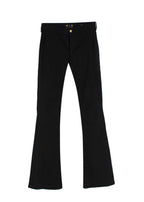 Black MIH Flared Denim Jeans