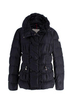 Moncler Navy Pivoine High Neck Puffer Coat