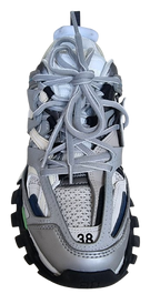 Balenciaga Grey Track Nylon/Mesh Trainers