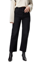 Toteme Washed Black Twisted Seam Jeans
