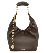 Loewe Brown Leather Small Squeeze Shoulder Bag