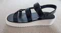 Chanel Black Patent Dad Sandals