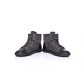Chanel Suede & Leather High Top Sneakers