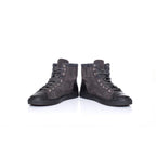 Chanel Suede & Leather High Top Sneakers