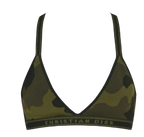 Dior Khaki Camo Print Bralette