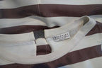 Brunello Cucinelli High-Low Striped A-Line Dress