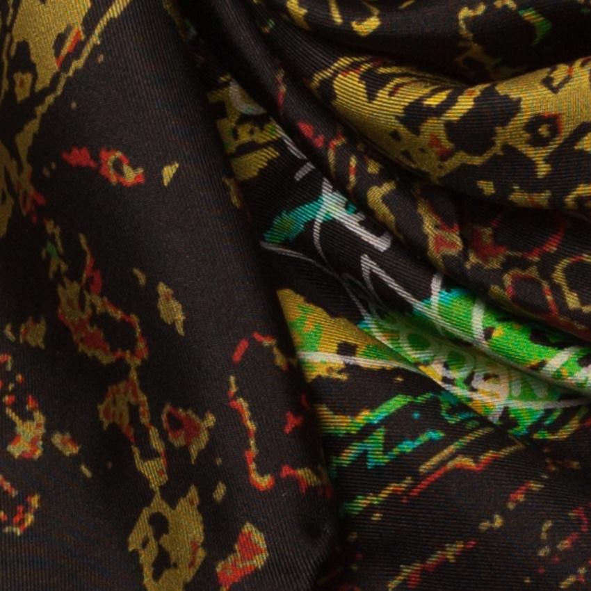 Rosemary Goodenough Mad Red Flowers VIII Silk Scarf