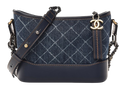 Chanel Small Denim and Calfskin Gabrielle Hobo