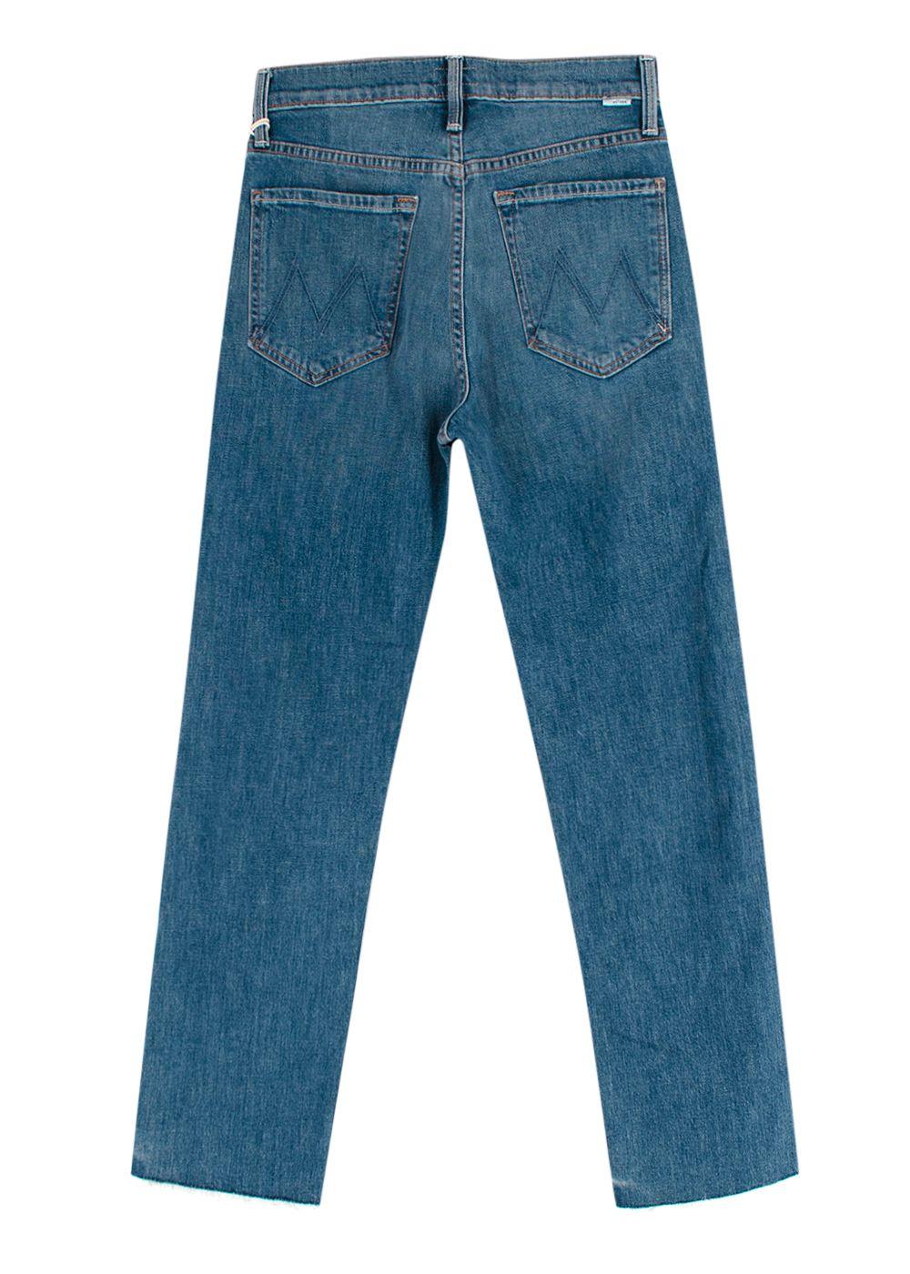 Mother The Tomcat Ankle Fray Jeans