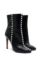 Aquazurra Firenze Black Follie Pearl Boots