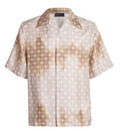 Amiri Ma Quad Logo-Monogrammed Silk Shirt