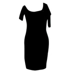 Helmut Lang shoulder bodycon dress