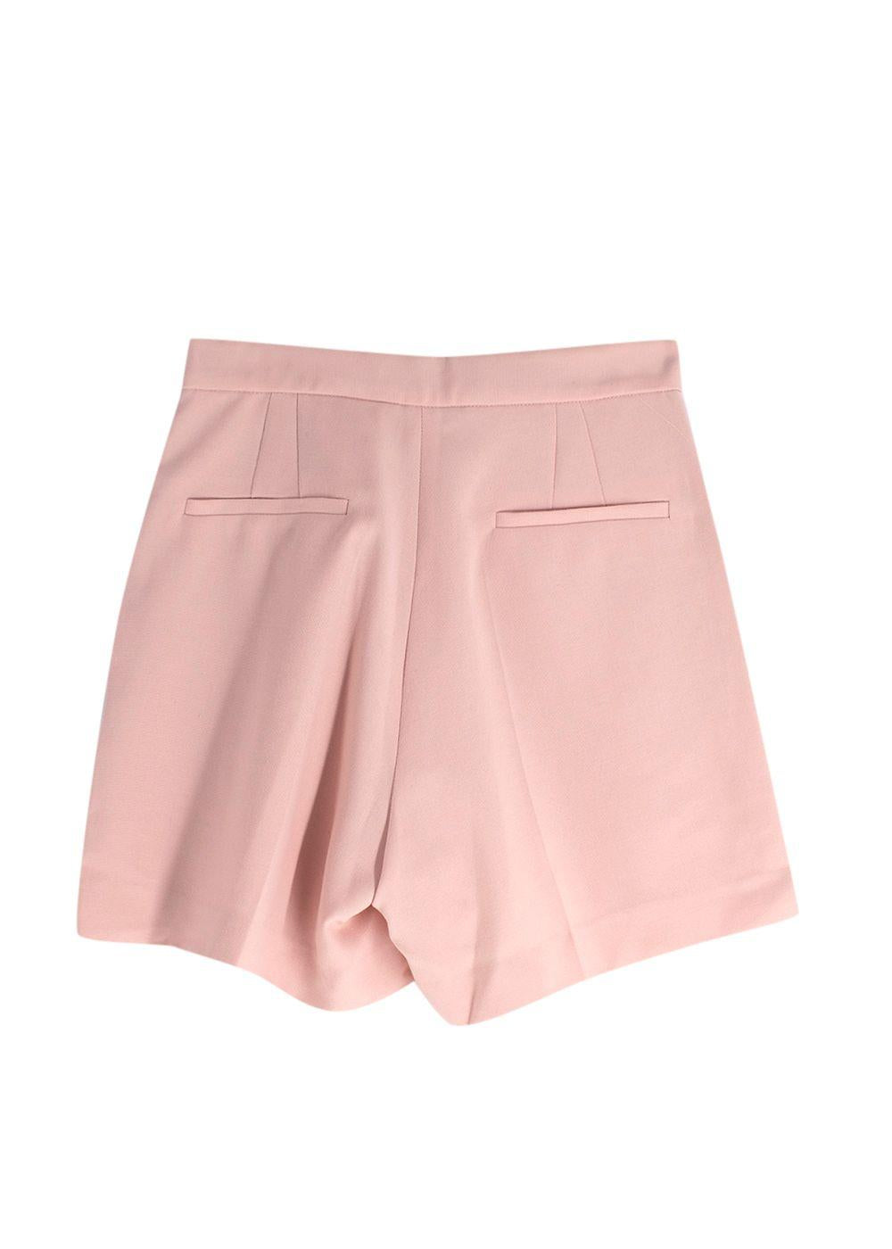 Sandro Pale Pink High Waisted Shorts