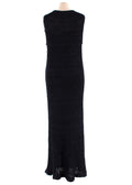The Row Navy Knitted Tank Maxi Dress