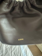 Loewe Brown Leather Small Squeeze Shoulder Bag
