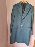 Jade Green Cashmere Long Line Coat