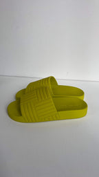 Bottega Veneta Kiwi Rubber Carpet Pool Slides