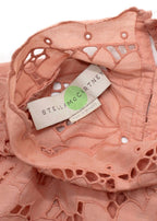 Stella McCartney Salmon Pink Broidere Anglais Blouse