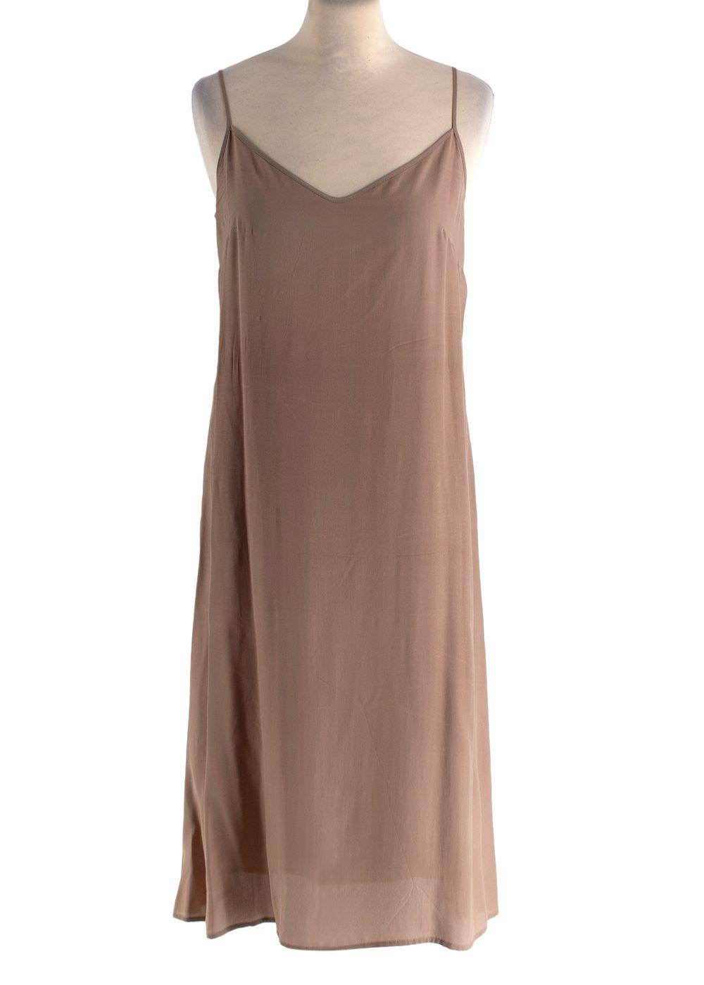 Max Mara Beige Lace Midi Dress