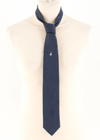 Breuer Silk Navy Polka Dot Tie