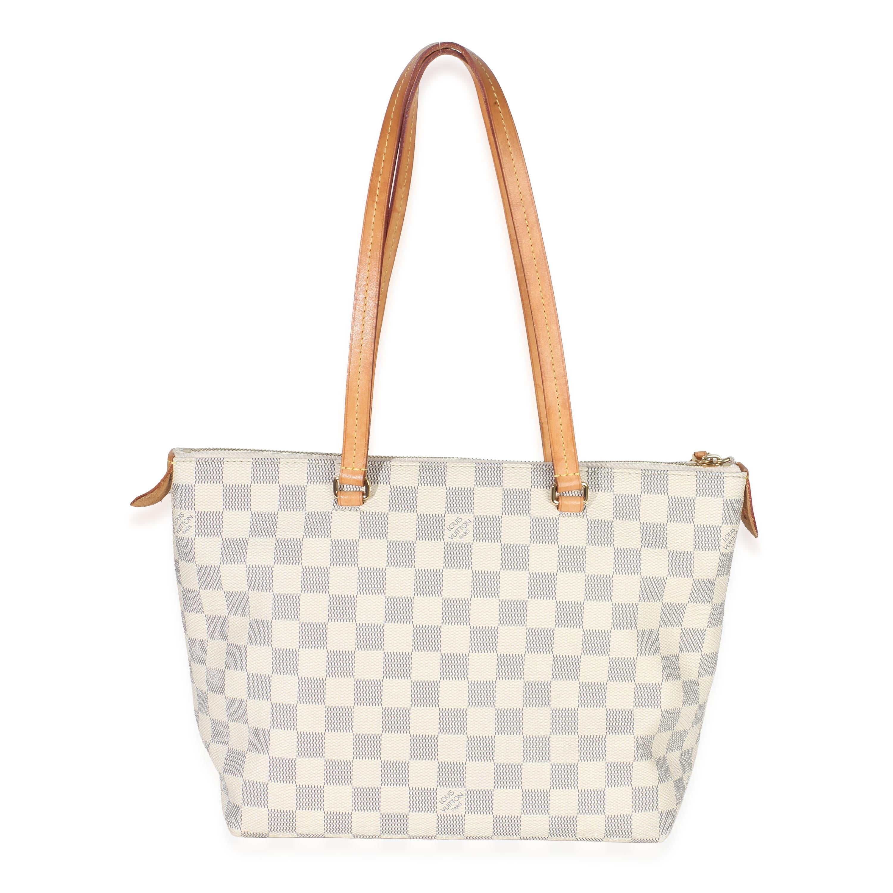 Louis Vuitton Coated Canvas Damier Azur  Iena PM