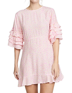 Faithful The Brand  Pink Cotton Mini Dress