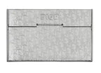 Dior Silver Oblique Metal Card Holder
