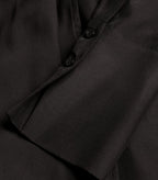Gauge81 Black Silk Puno Shirt Dress