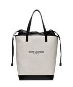 Saint Laurent Teddy Canvas Shopper Tote