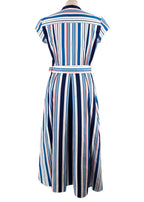 Loro Piana Rachele Shoreline Belted Midi Dress