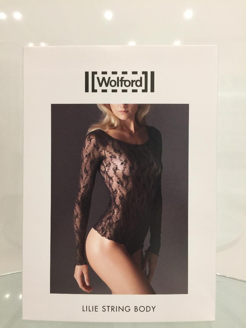 Wolford Lilie Lace Bellini String Bodysuit