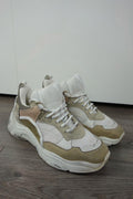 Chunky Mesh & Suede Sneakrs