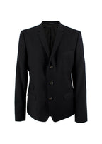 Dolce & Gabbana Black Wool Single Breasted Blazer