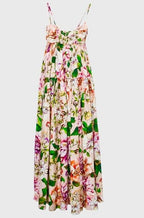 Dolce & Gabbana Floral Tiered Maxi Dress