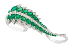 Stephen Webster Emerald Plumage Side Sweep Ring
