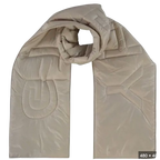 Cream Puffer Scarf