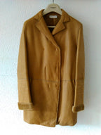 Burberry Faraday Double-breasted coat in shearling
