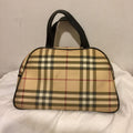 Burberry Vintage Nova Check Coated Canvas Tote