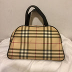 Burberry Vintage Nova Check Coated Canvas Tote
