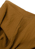 Momoni Mustard Linen Idaho Pants