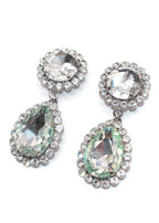 Alessandra Rich Embellished Drop Clip On Earrings