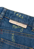 Kids 6Y Name Graffiti  Blue Wash Jeans