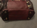 Michael Michael Kors Snake Skin Burgundy Tote Bag