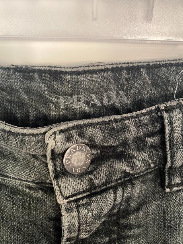 Prada Grey Tapered Leg Jeans