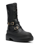 Fendi Black Delfina Combat Boots